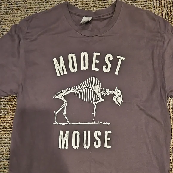 Modest Mouse Band T-Shirt - Dark Grey. Size Medium - Picture 1 of 3